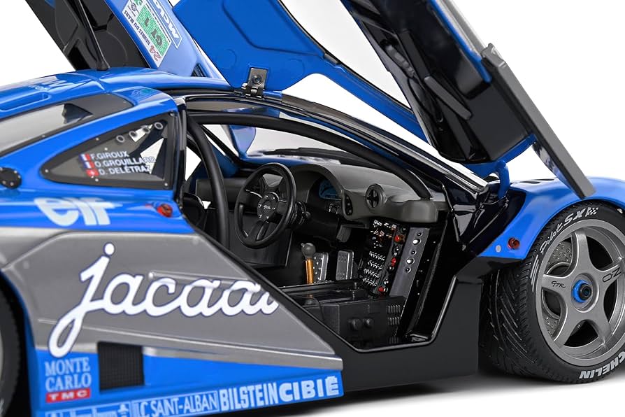 Amazon.com: Solido 1:18 McLaren F1 GTR Short Tail #50 Blue : Arts